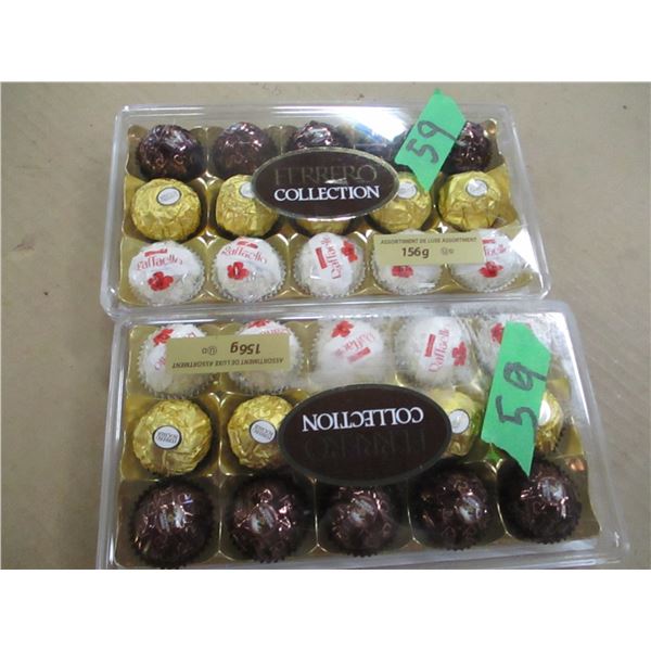 FREIGHT DAMAGE (AS IS):  FERRERO COLLECTION CHOCOLATES (2 X 15 CHOCOLATES) - BUNDLE
