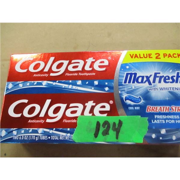 COLGATE TOOTHPASTE - 2 TUBES