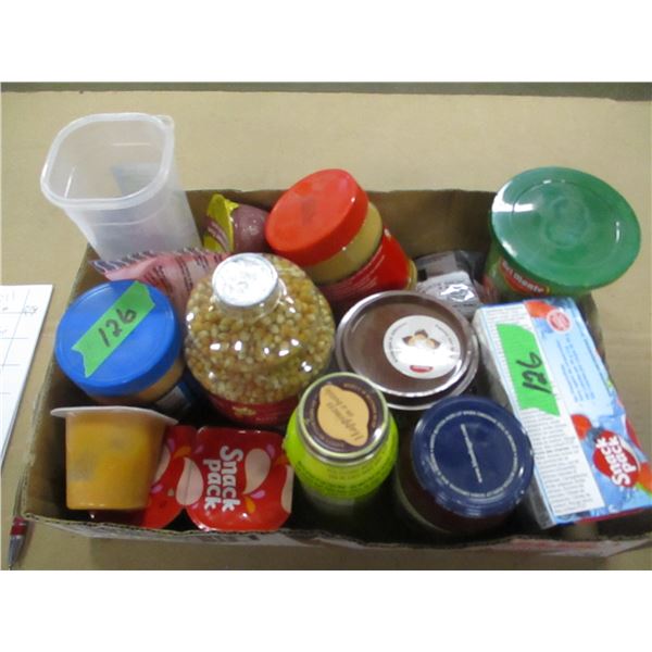 FLAT C/W GROCERIES, ETC