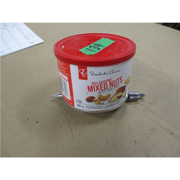 SHELF PULLS (AS IS):  MIXED NUTS (50% CASHEWS) (200G) - TIN