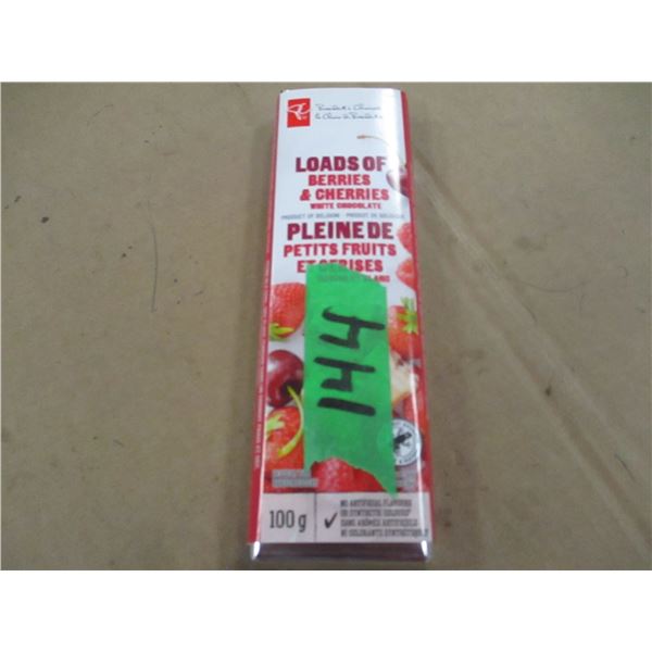 SHELF PULLS (AS IS):  LOADS OF BERRIES CHOCOLATE BAR (100G)