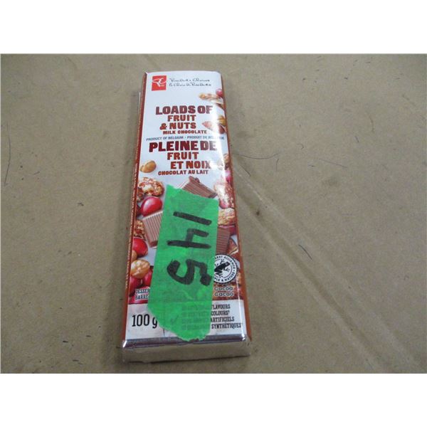 SHELF PULLS (AS IS):  LOADS OF FRUITS & NUTS CHOCOLATE BAR (100G)
