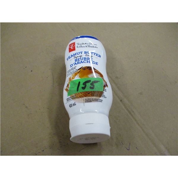 SHELF PULLS (AS IS):  PEANUT BUTTER SYRUP (428 ML) - BOTTLE