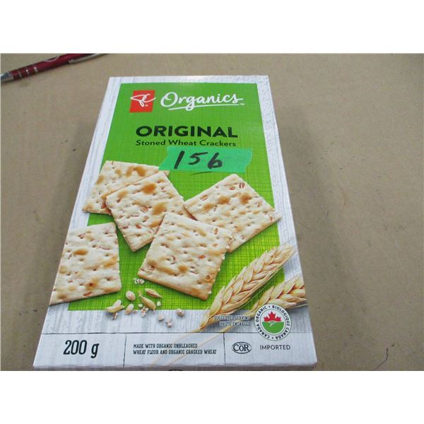 SHELF PULLS (AS IS):  ORIGINAL STONE WHEAT CRACKERS (200G) - BOX