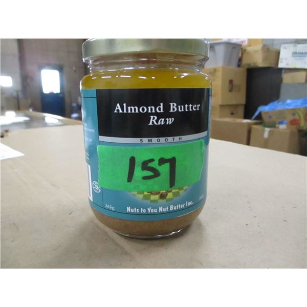 SHELF PULLS (AS IS):  CREAMY ALMOND BUTTER (365G) - JAR
