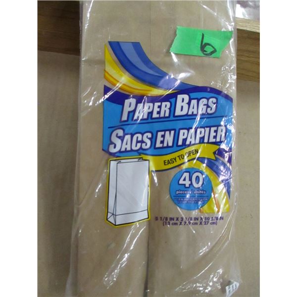 LOT OF 40 PAPER BAGS