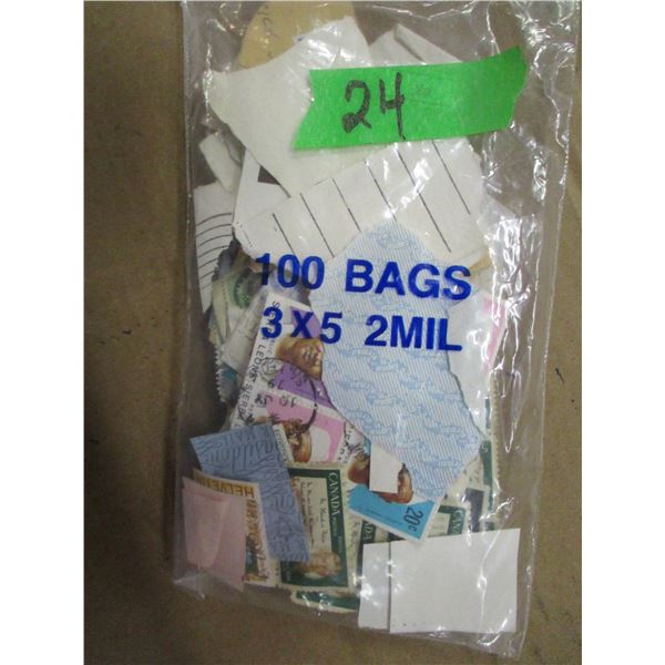 COLLECTIBLE:  BAG C/W ASSORTED STAMPS