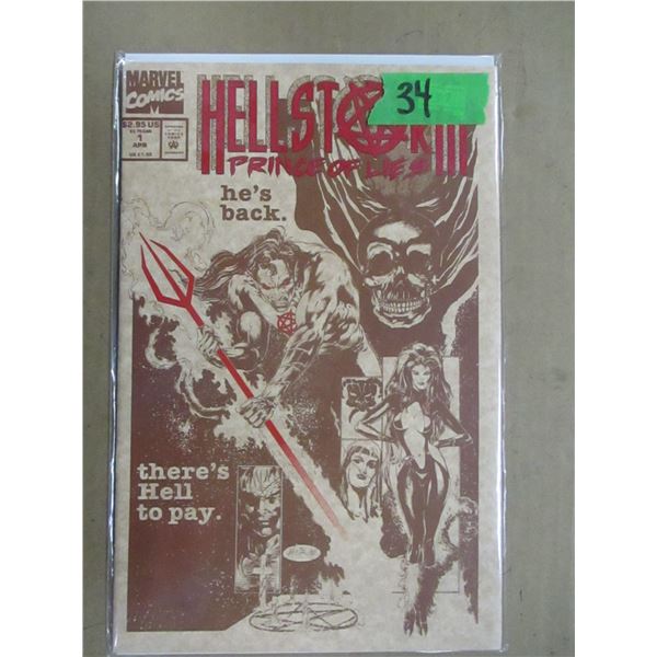 COLLECTIBLE:  HELL STORM COMIC (APRIL 1993)