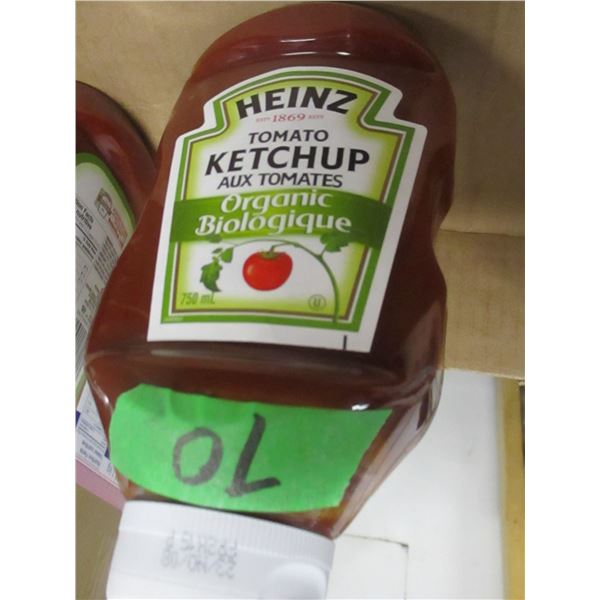 ORGANIC HEINZ KETCHUP (750 ML) - PER BOTTLE