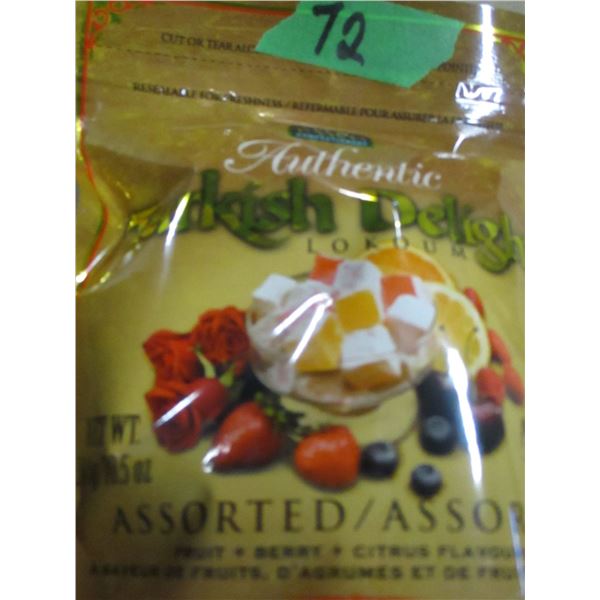 SHELF PULLS (AS IS):  TURKISH DELIGHT LOKOUM (2 X 300G) - PER BUNDLE