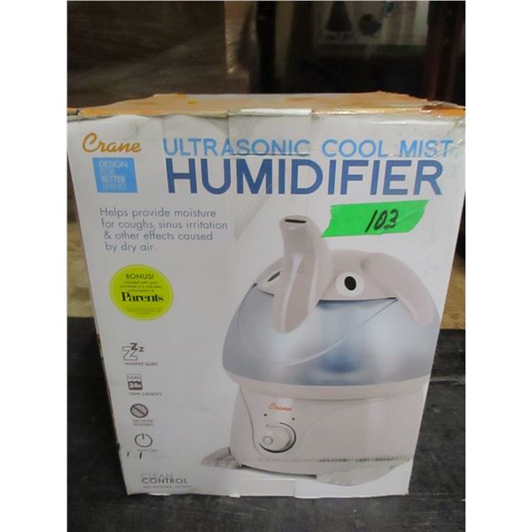 FREIGHT DAMAGE (AS IS):  CRANE COOL MIST HUMIDIFIER