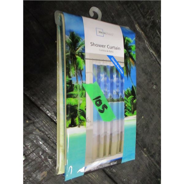 FREIGHT DAMAGE (AS IS):  SHOWER CURTAIN