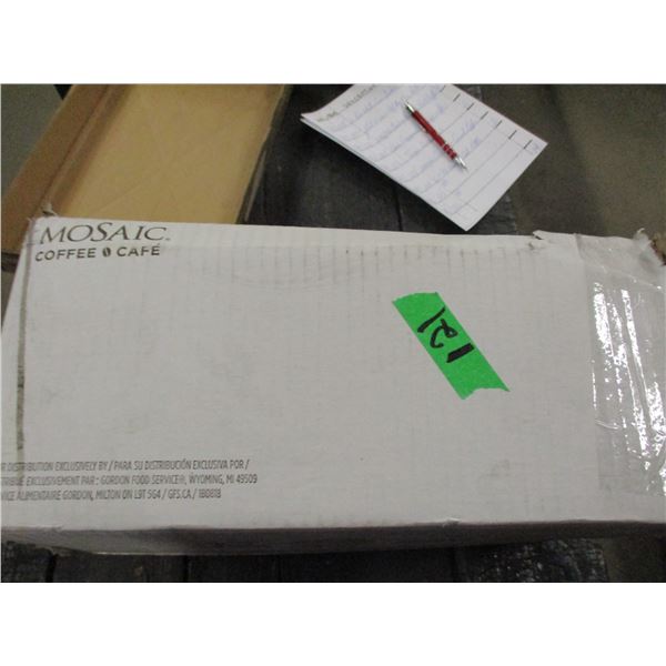 SHELF PULLS (AS IS0:  CASE C/W APPROX. 50 PACKAGES OF COFFEE