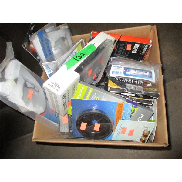 FREIGHT DAMAGE (AS IS):  BOX C/W ASSORTED ACCESSORIES