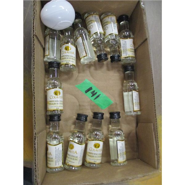 SHELF PULLS (AS IS):  FLAT C/W WHITE WINE VINEGAR