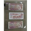 Image 1 : 1974 STOCK SHEET LAST OF CANADA MULTI COLORED $2 BILLS