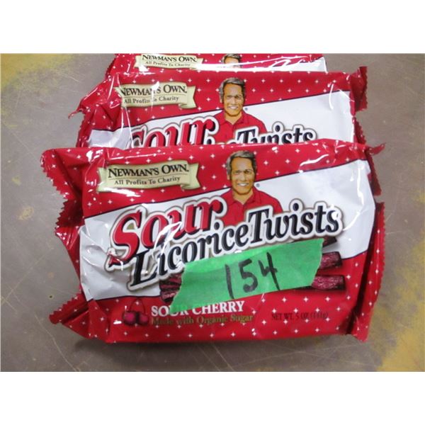 SHELF PULLS (AS IS):  BUNDLE OF 3 SOUR LICORICE TWISTS