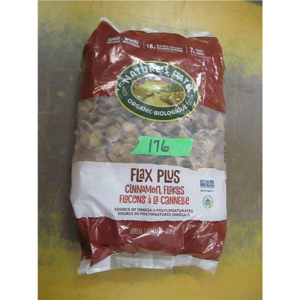 SHELF PULLS (AS IS);  FLAX PLUS CEREAL (907G) - BAG