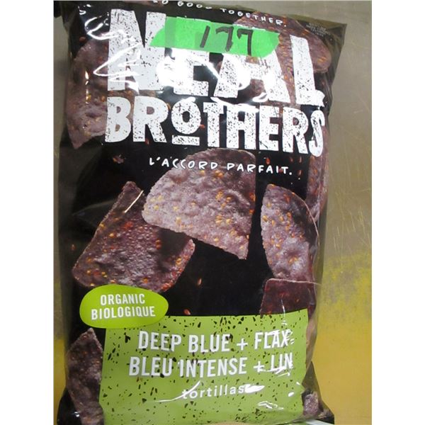 SHELF PULLS (AS IS);  DEEP BLUE & FLAX CHIPS (300G) - BAG