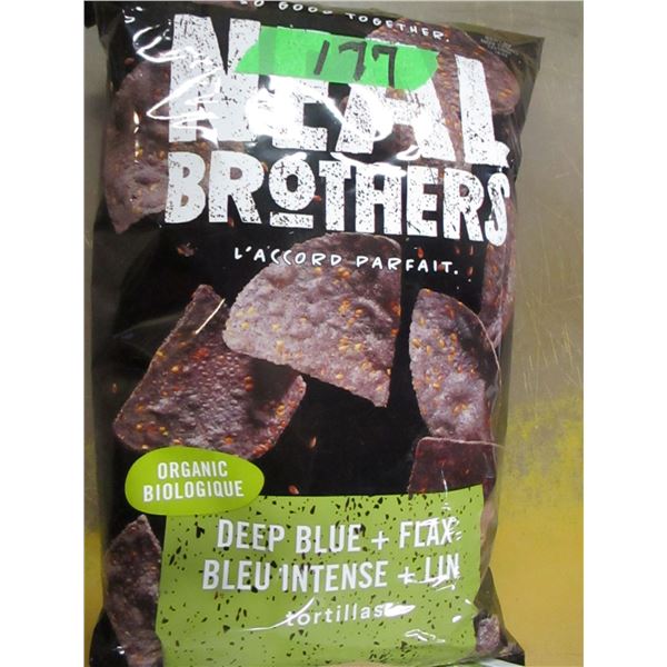 SHELF PULLS (AS IS);  DEEP BLUE & FLAX CHIPS (300G) - BAG