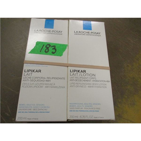 SHELF PULLS (AS IS):  LIPKAR LOTION - 2 BOTTLES