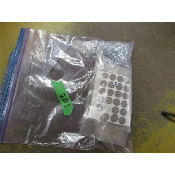 BAG C/W NUTS, SCREWS, DOWELS, ETC