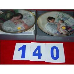 (2) PLATES LIMITED EDITION OF "MOTHER'S HERE"