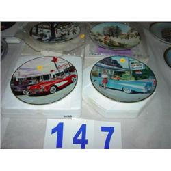 (4) DECORATIVE PLATES (CARS & MOTORCYCLES)