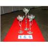 Image 1 : (3) CANDLESTICK HOLDERS