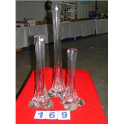 (3) VASES