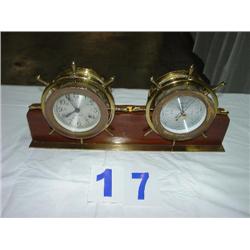 SAILOR CLOCK AND BAROMETER