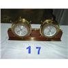 Image 1 : SAILOR CLOCK AND BAROMETER