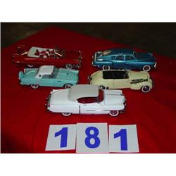 (5) COLLECTOR CAR MODELS