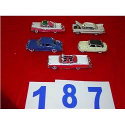 (5) COLLECTOR CAR MODELS
