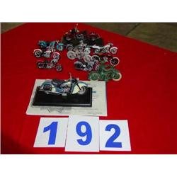 BOX LOT OF COLLECTOR MOTORCYCLES