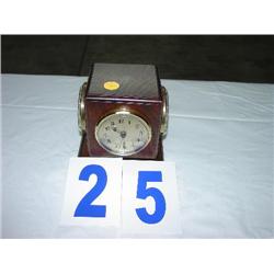 WOODEN CLOCK, BAROMETER & THERMOMETER (SWIVELS)