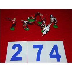 (6) ZULU FIGURINES