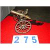 Image 1 : WOOD AND BRONZE GATLAN GUN