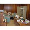 Image 1 : FURNITURE IN EXECUTIVE OFFICE, SECTIONAL COUCH, FILE CABINET, CHAIR AND TRASH CAN, ETC.