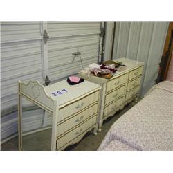 DRESSER W/ MIRROR AND NIGHT STAND