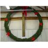 Image 1 : LARGE LIGHTED CHRISTMAS WREATH