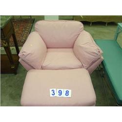 ARM CHAIR WITH OTTOMAN