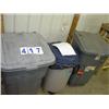 Image 1 : (3) TRASH CANS