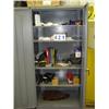 Image 1 : METAL CABINET AND CONTENTS
