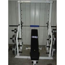 SMITH MACHINE WITH WEIGHTS