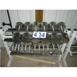 DUMBELLS WITH RACK