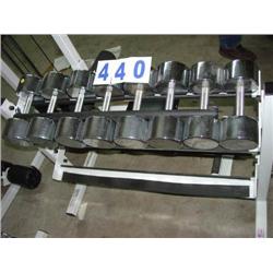 DUMBELLS WITH RACK