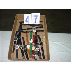 BOX OF WATCHES