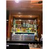 Image 2 : STAINLESS STEEL 2 TIER COMMERCIAL GLASS SHELF BACK BAR APPROX. 58"W X 20"D X 48"H WITH TWO
