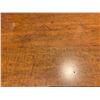 Image 2 : DARK WOODEN APPROX. 42"W X 28"D X 29"H METAL BASE RESTAURANT TABLE
